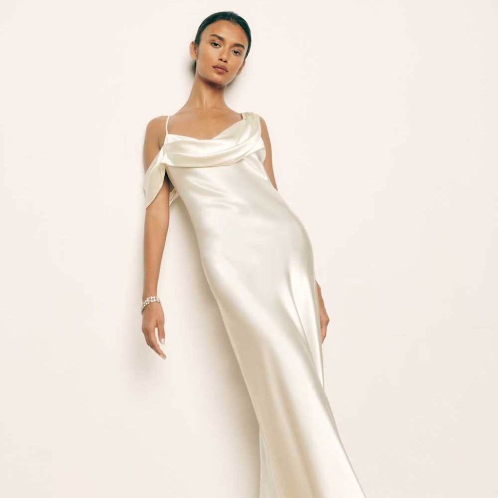 Reformation Ronda silk dress sz 4